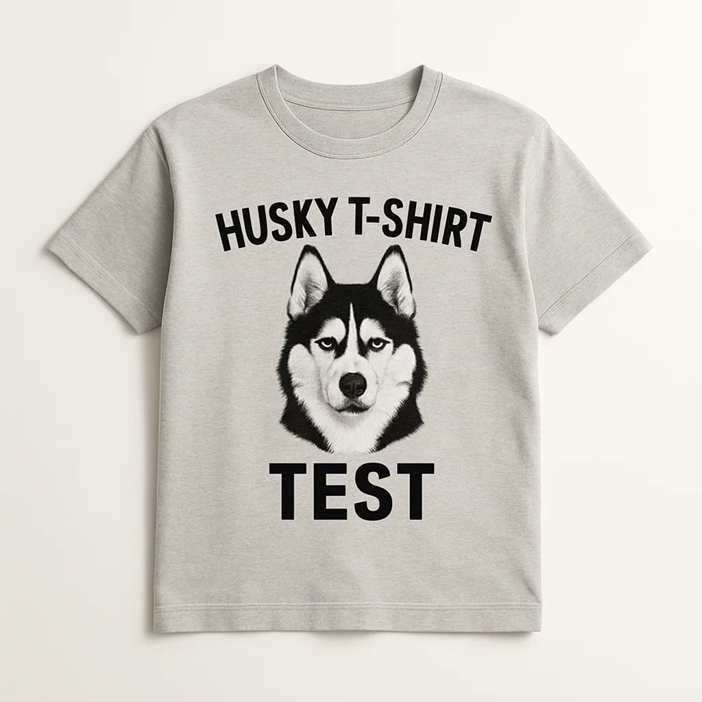 Husky T-shirt test